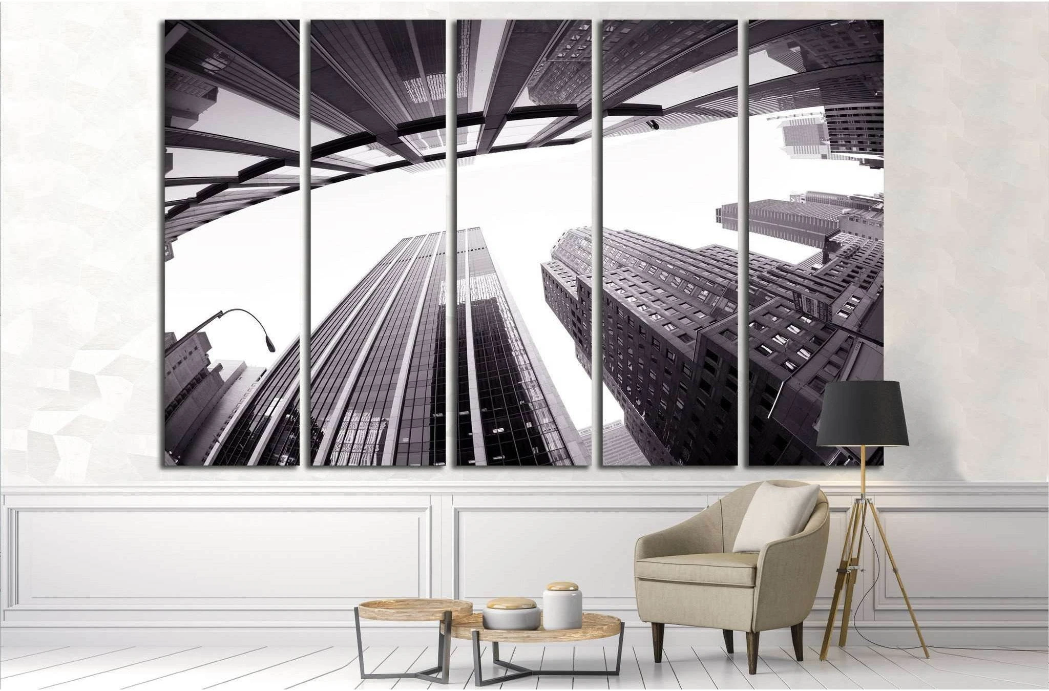new york №1507 Ready to Hang Canvas Print - Zellart Canvas Prints 0_NY_ART, ALL_Products, s-1507