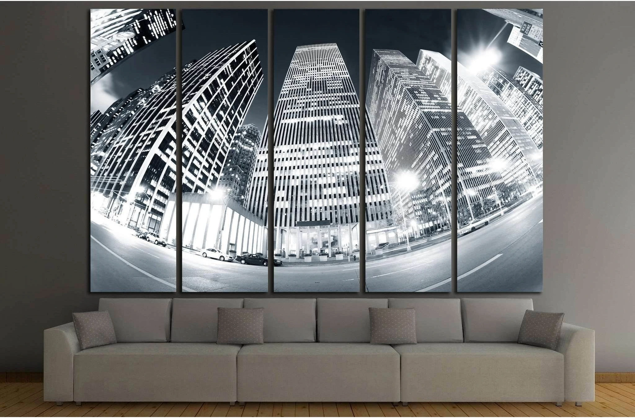 New York №755 Ready to Hang Canvas Print - Zellart Canvas Prints 0_NY_ART, ALL_Products, s-755
