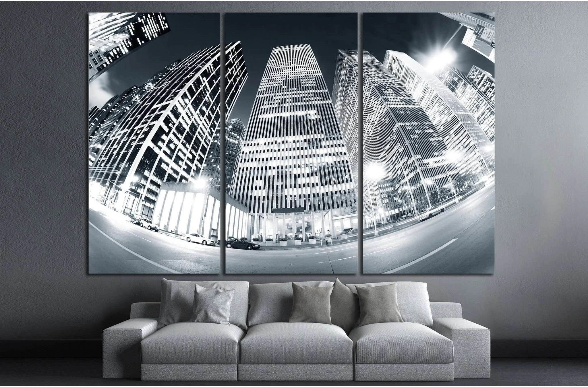 New York №755 Ready to Hang Canvas Print - Zellart Canvas Prints 0_NY_ART, ALL_Products, s-755
