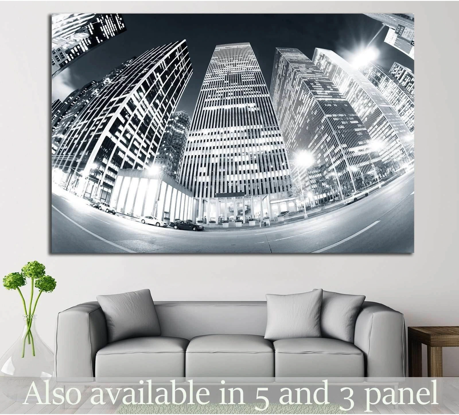 New York №755 Ready to Hang Canvas Print - Zellart Canvas Prints 0_NY_ART, ALL_Products, s-755