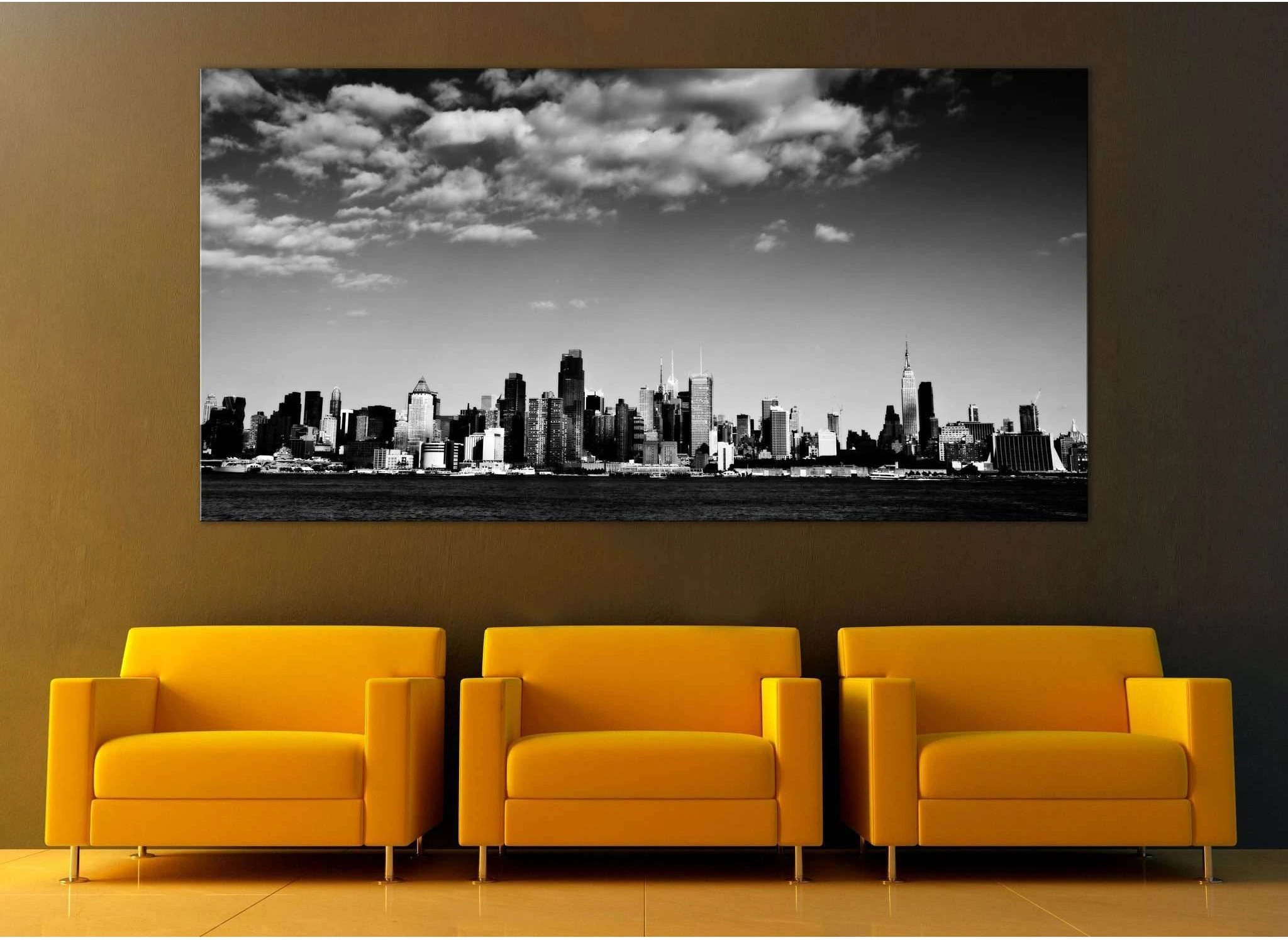 New York Black and White №114 Ready to Hang Canvas Print - Zellart Canvas Prints 0_NY_ART, ALL_Products, wd-114