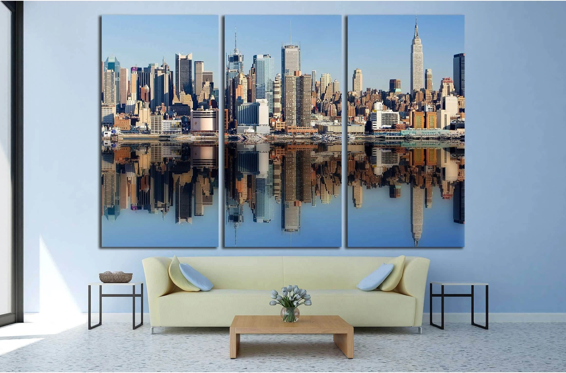 New York City №2580 Ready to Hang Canvas Print - Zellart Canvas Prints 0_NY_ART, ALL_Products, s-2580