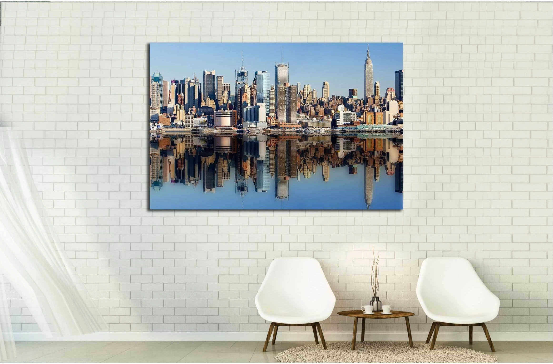 New York City №2580 Ready to Hang Canvas Print - Zellart Canvas Prints 0_NY_ART, ALL_Products, s-2580