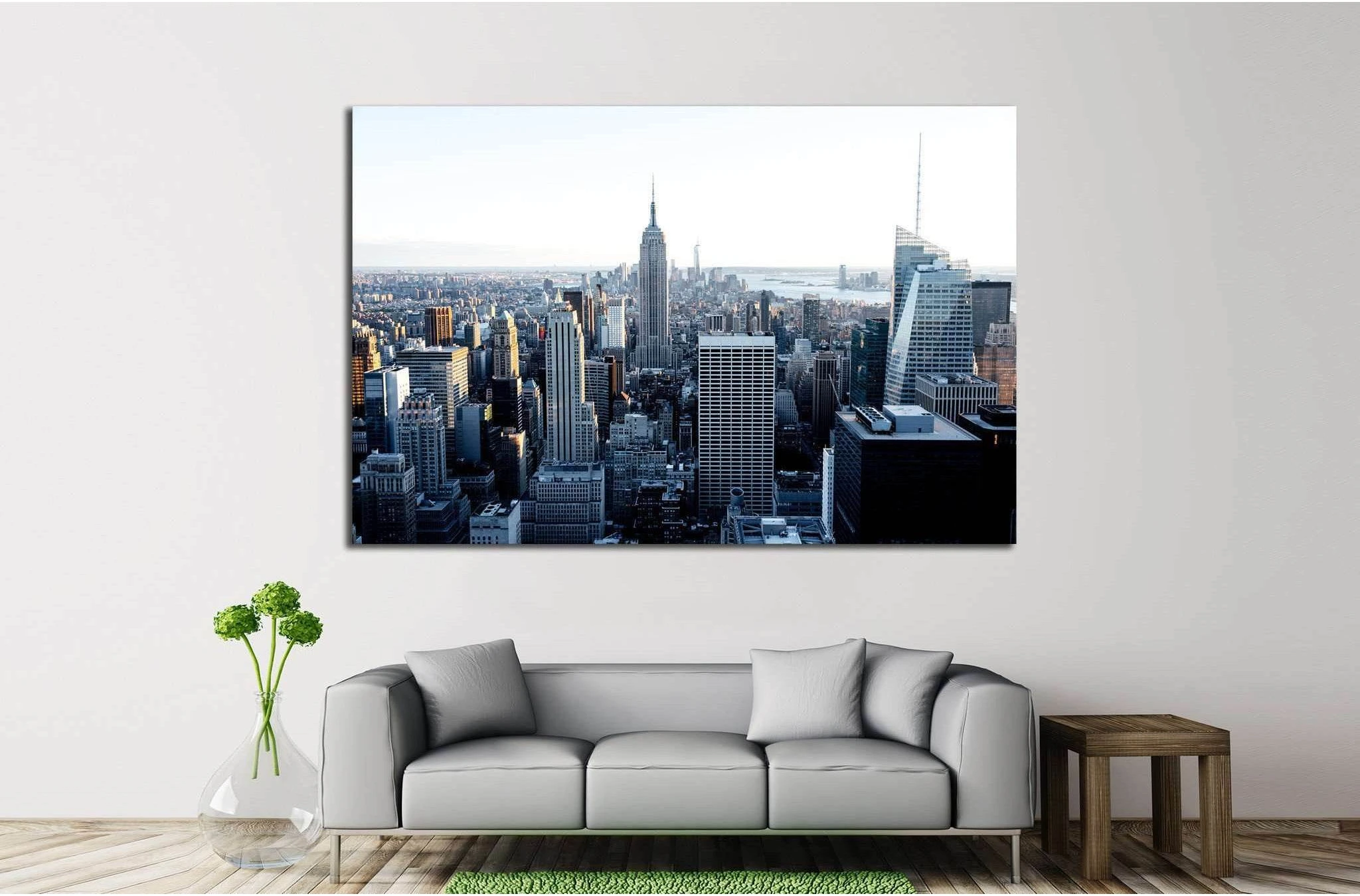 New York City №542 Ready to Hang Canvas Print - Zellart Canvas Prints 0_NY_ART, ALL_Products, s-542