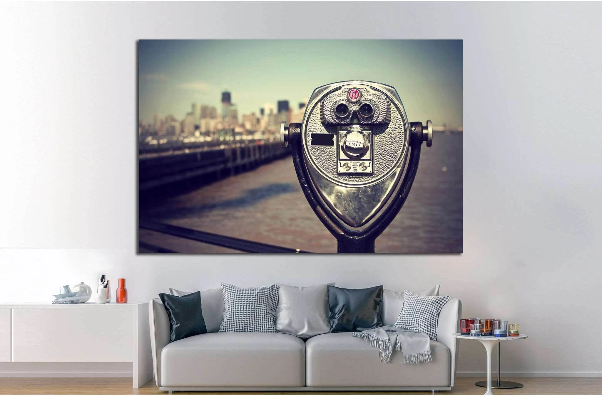 New York City, USA №863 Ready to Hang Canvas Print - Zellart Canvas Prints 0_NY_ART, ALL_Products, s-863
