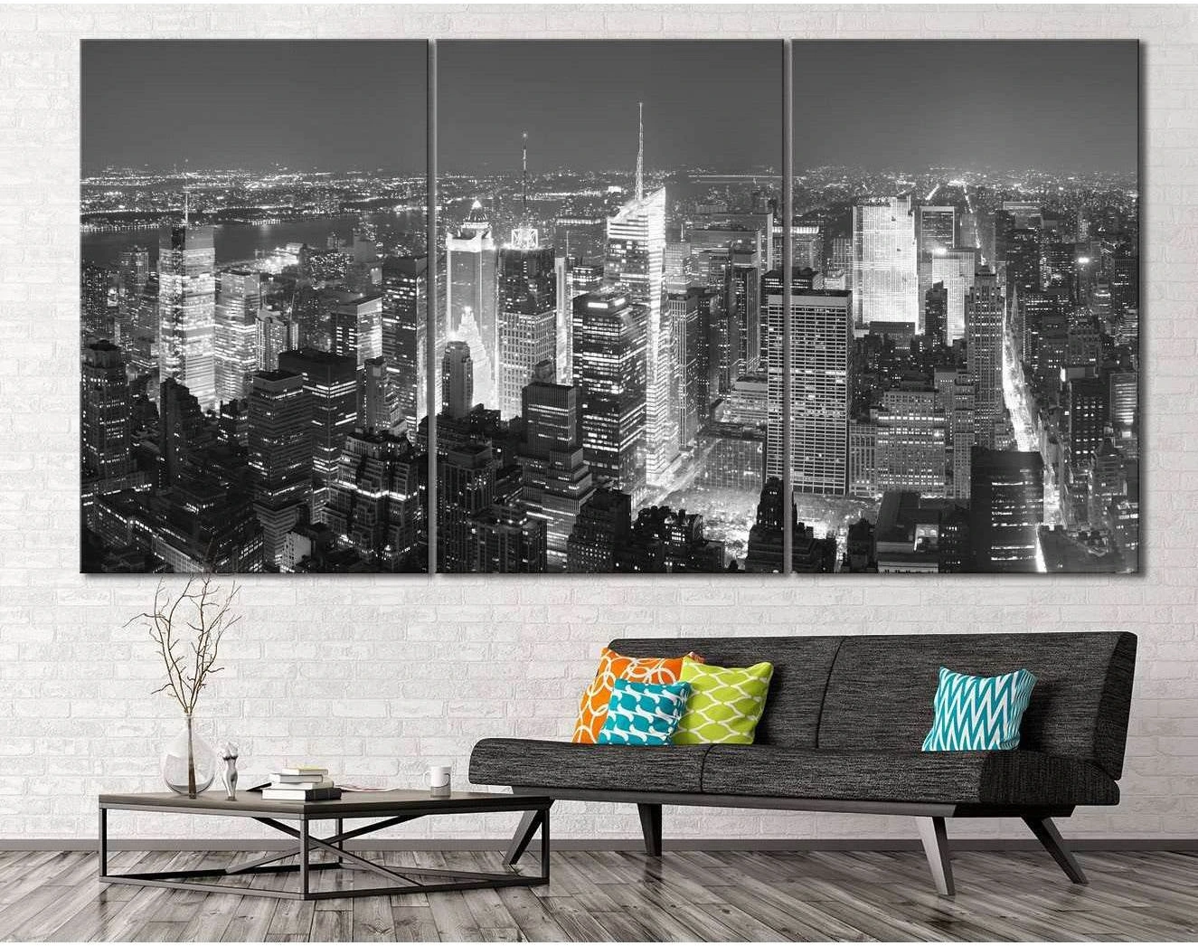 New York Cityscape №116 Ready to Hang Canvas Print - Zellart Canvas Prints 0_NY_ART, ALL_Products, wd-116