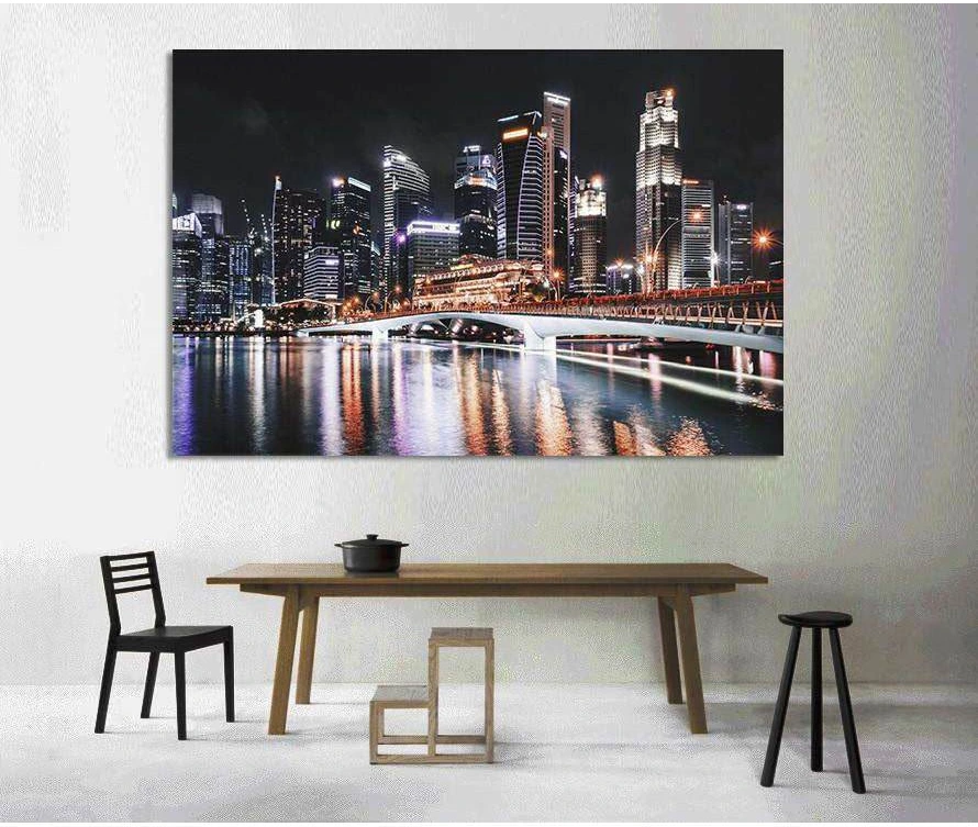New York Cityscape №890 Ready to Hang Canvas Print - Zellart Canvas Prints 0_NY_ART, ALL_Products, autopostr_pinterest_65155, autopostr_pinterest_65157, autopostr_pinterest_65158, autopostr_pinterest_65160