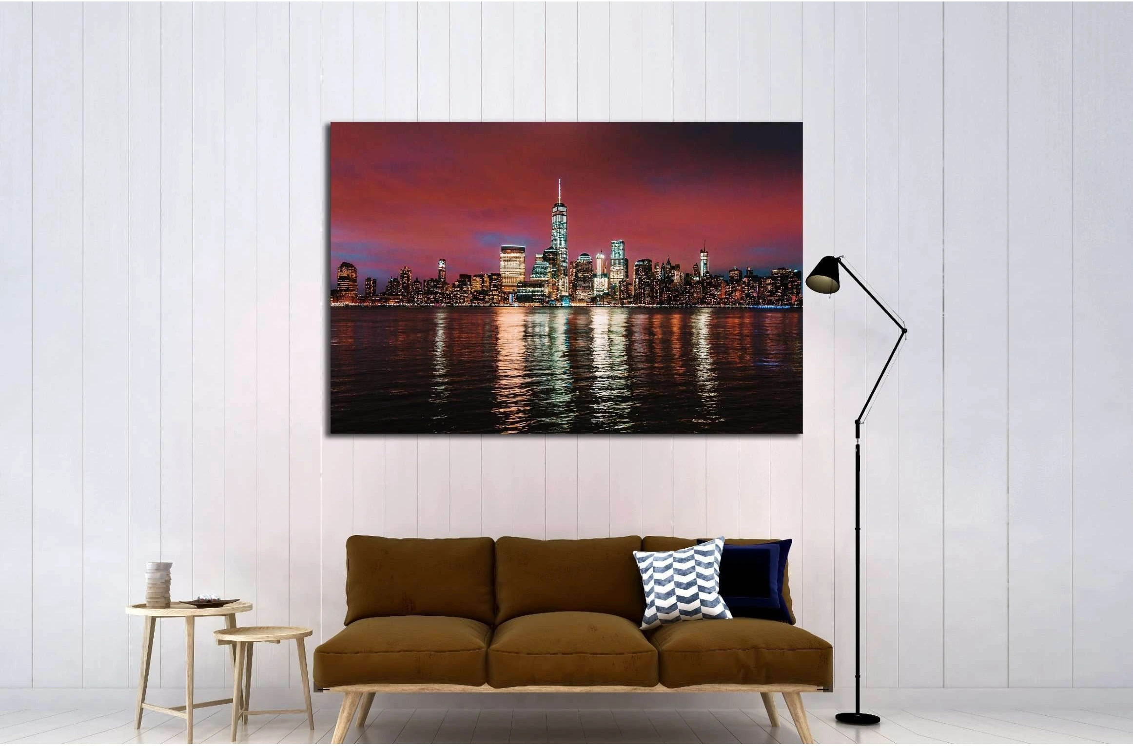 Nights approach №2962 Ready to Hang Canvas Print - Zellart Canvas Prints ALL_Products, s-2962