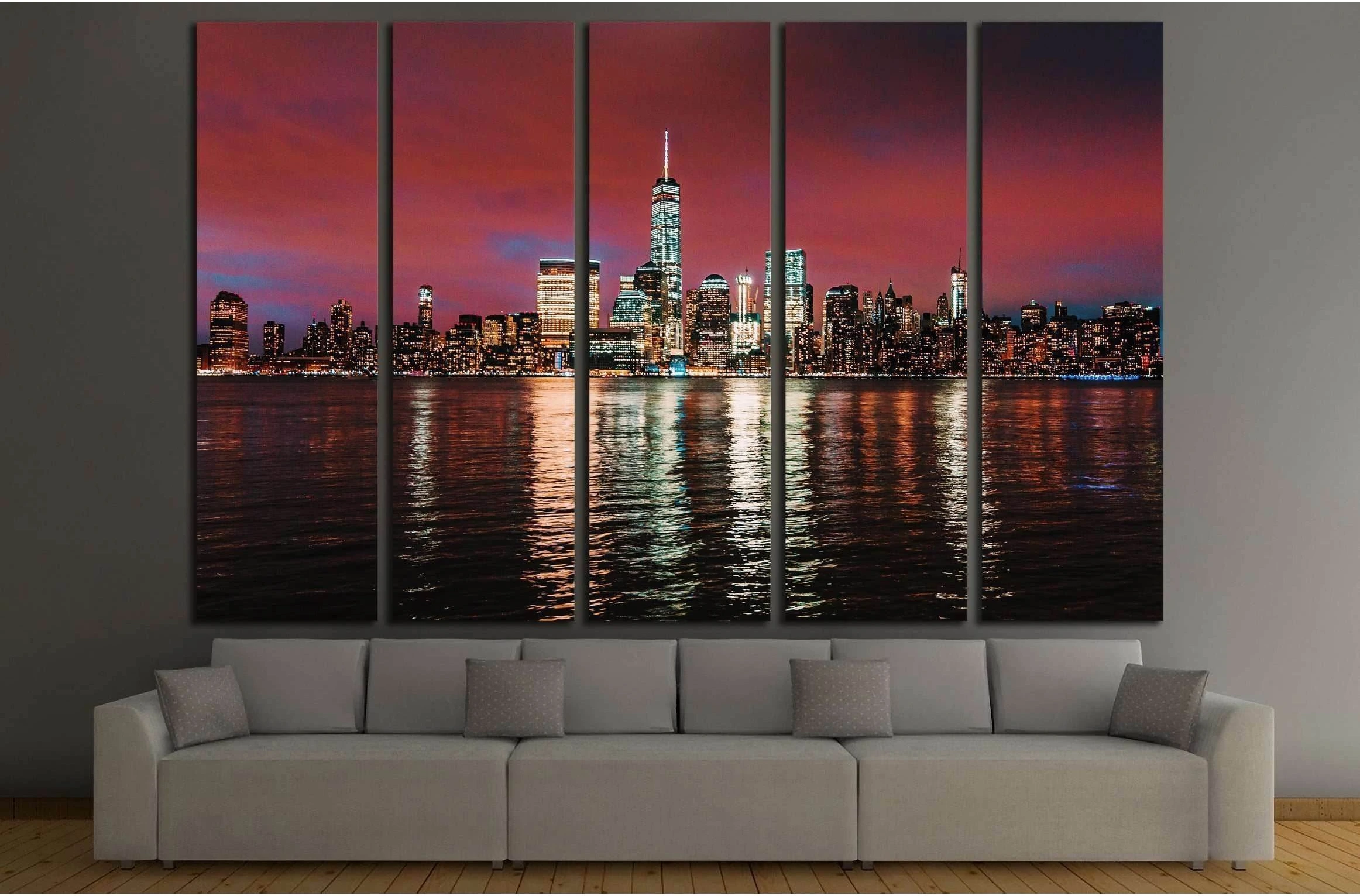 Nights approach №2962 Ready to Hang Canvas Print - Zellart Canvas Prints ALL_Products, s-2962