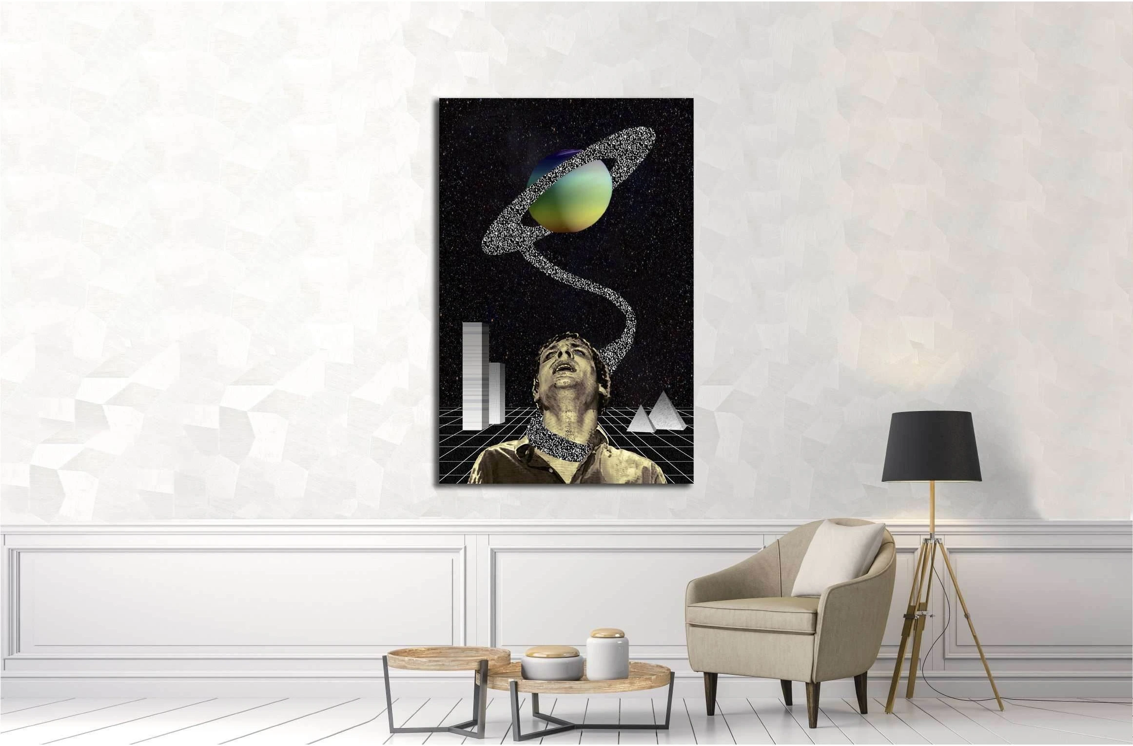 normality is death (Eugenia Loli) №3405 Ready to Hang Canvas Print - Zellart Canvas Prints ALL_Products, s-3405