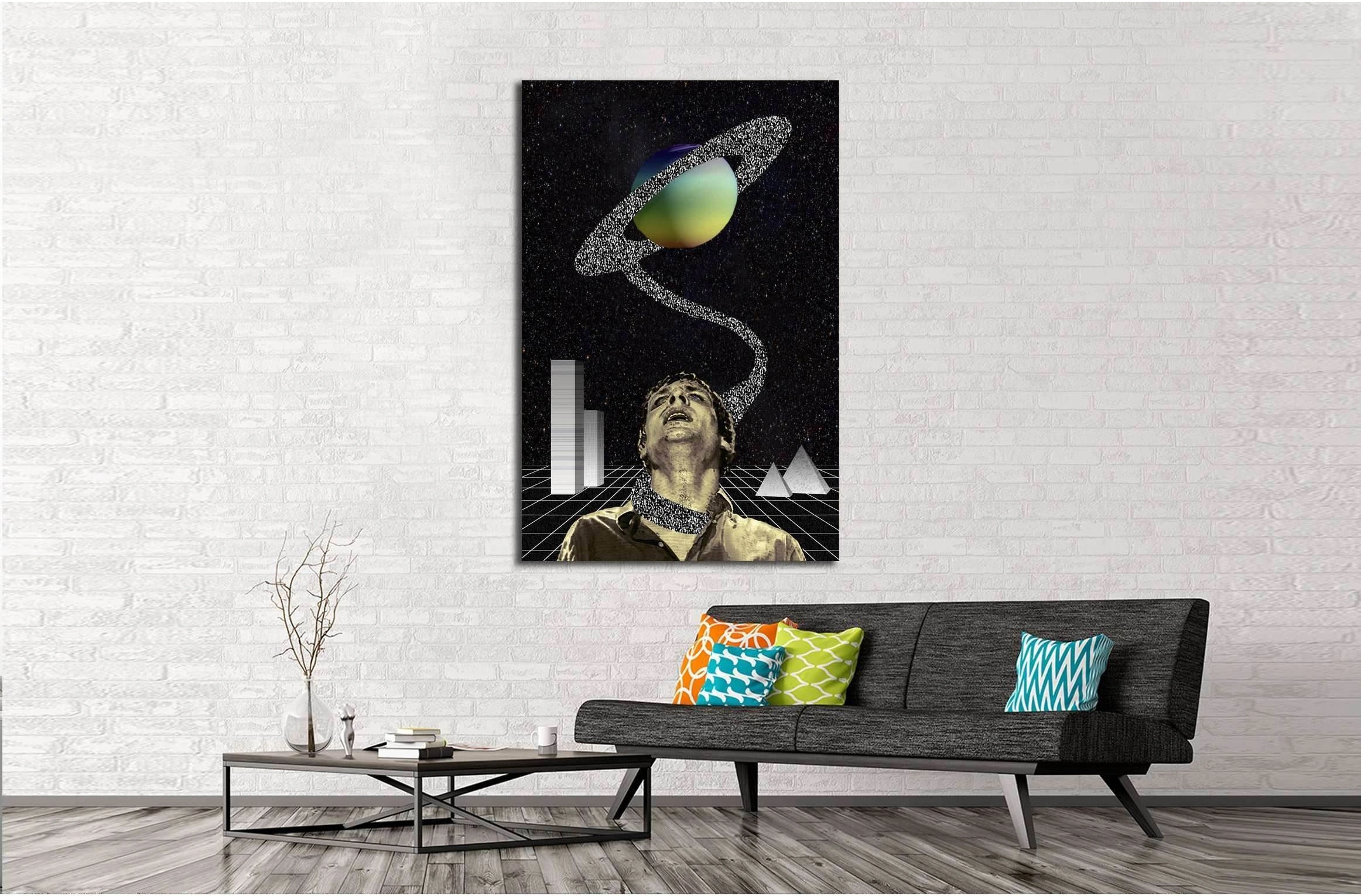 normality is death (Eugenia Loli) №3405 Ready to Hang Canvas Print - Zellart Canvas Prints ALL_Products, s-3405