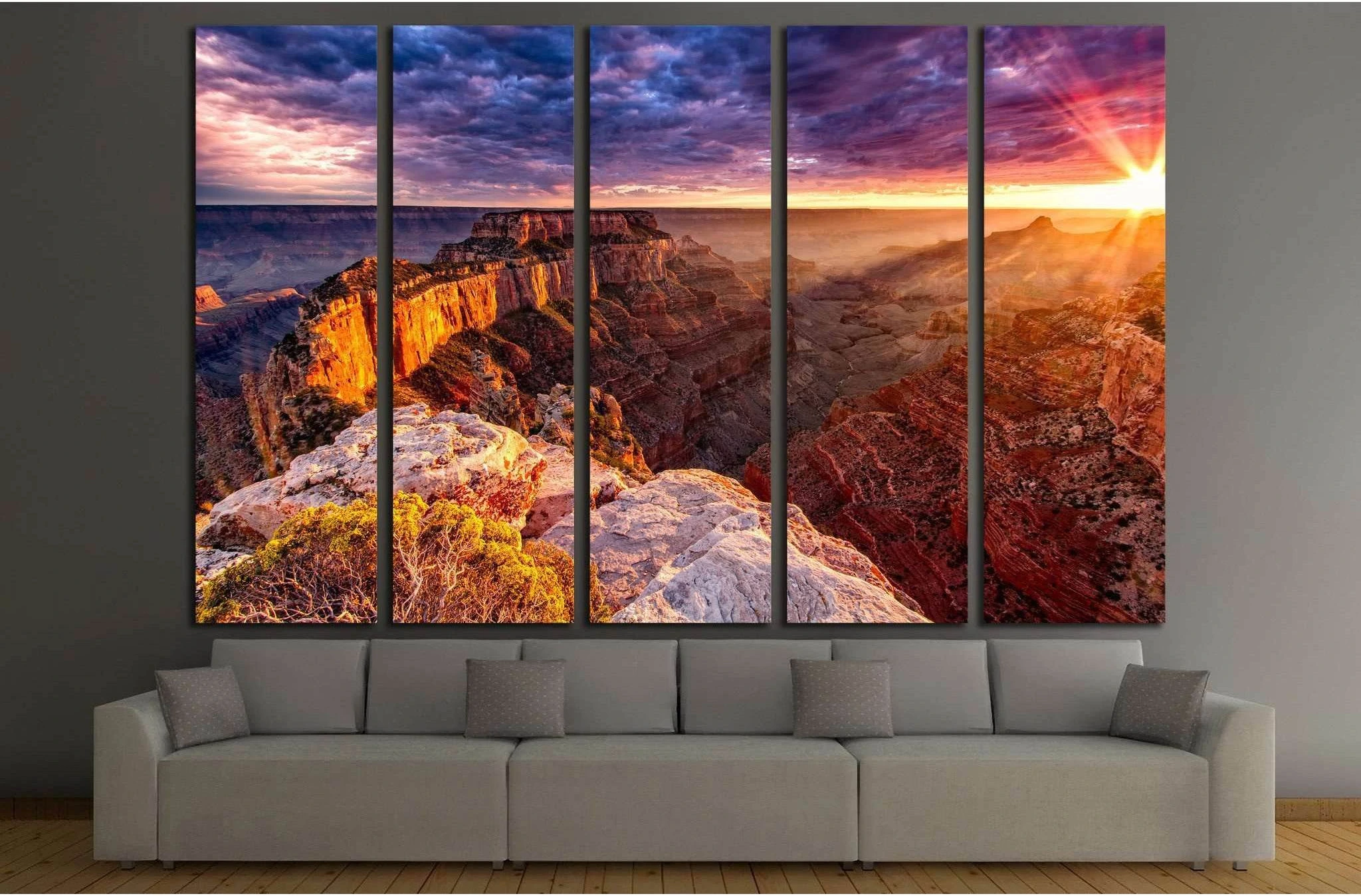 North Rim Grand Canyon Cape Royal №1962 Ready to Hang Canvas Print - Zellart Canvas Prints ALL_Products, s-1962