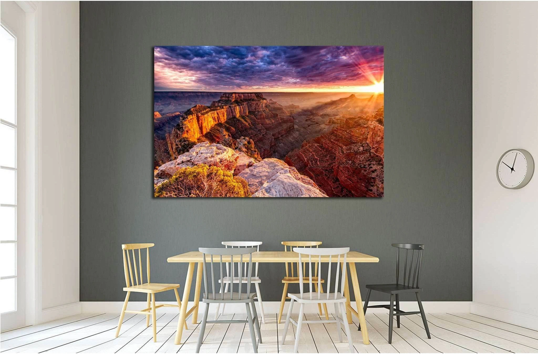North Rim Grand Canyon Cape Royal №1962 Ready to Hang Canvas Print - Zellart Canvas Prints ALL_Products, s-1962