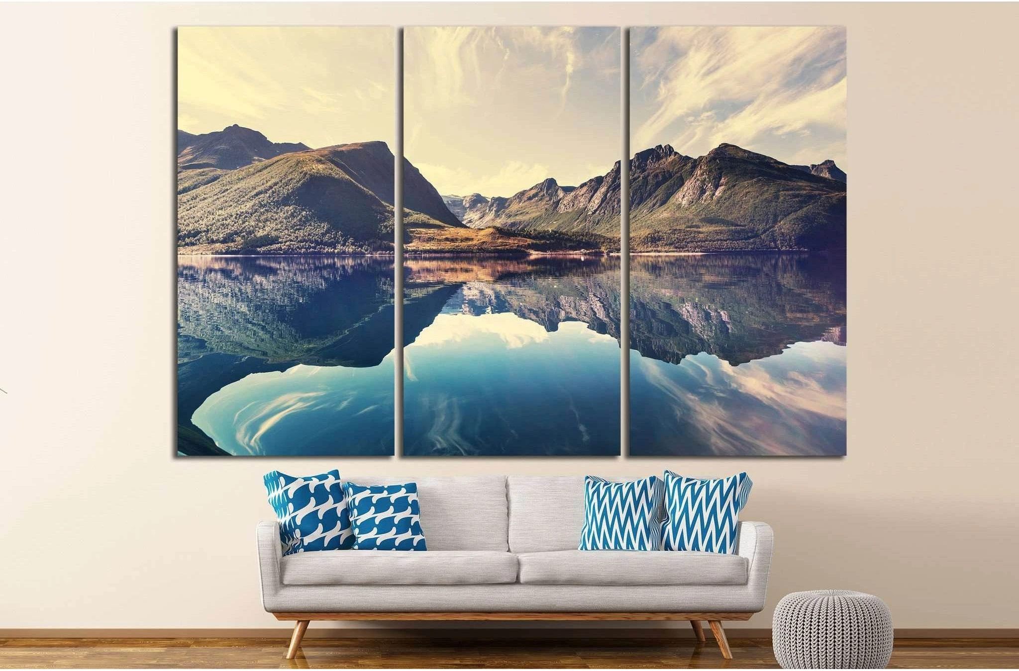 Norway landscapes №642 Ready to Hang Canvas Print - Zellart Canvas Prints ALL_Products, s-642