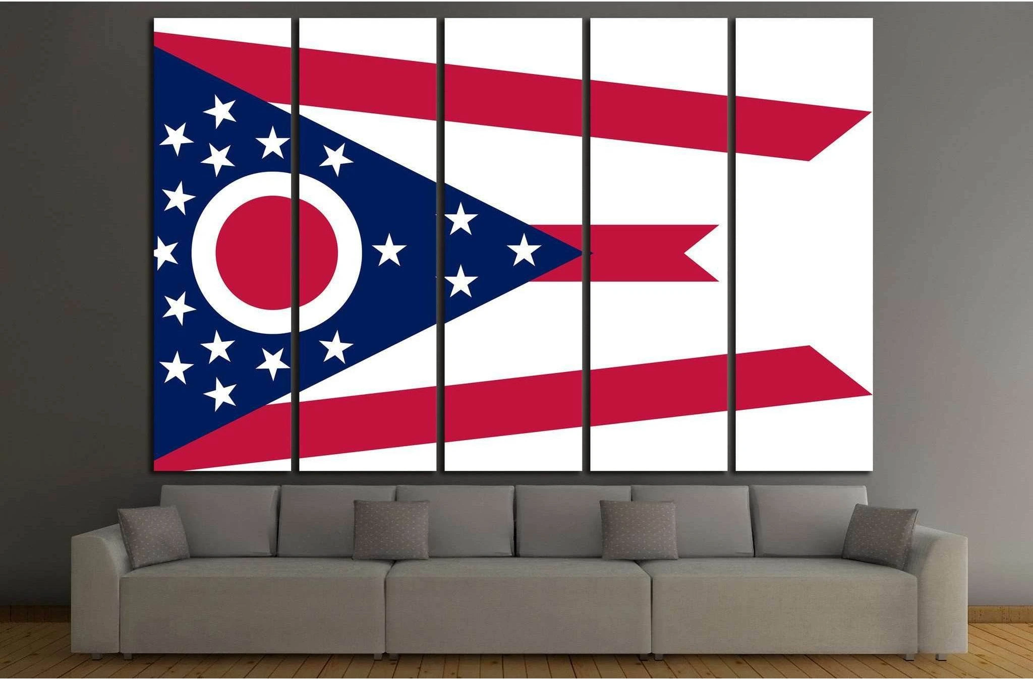 Ohio №675 Ready to Hang Canvas Print - Zellart Canvas Prints ALL_Products, s-675