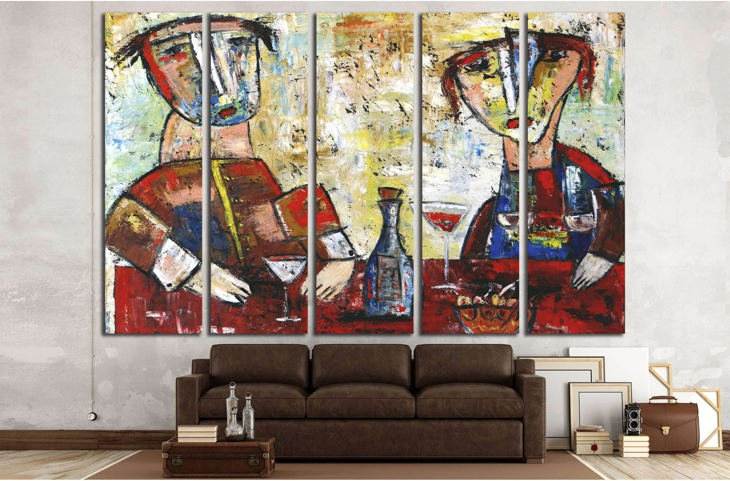 Oil painting №3422 Ready to Hang Canvas Print - Zellart Canvas Prints ALL_Products, s-3422