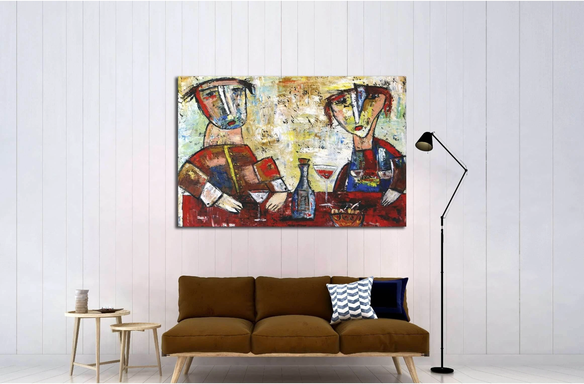 Oil painting №3422 Ready to Hang Canvas Print - Zellart Canvas Prints ALL_Products, s-3422