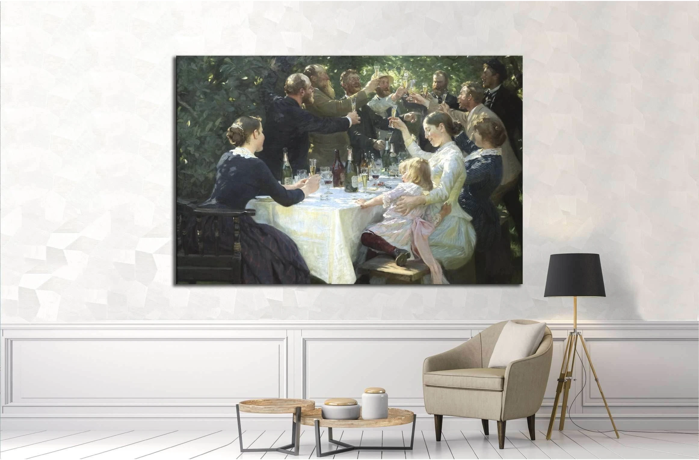 Oil painting №3486 Ready to Hang Canvas Print - Zellart Canvas Prints ALL_Products, s-3486