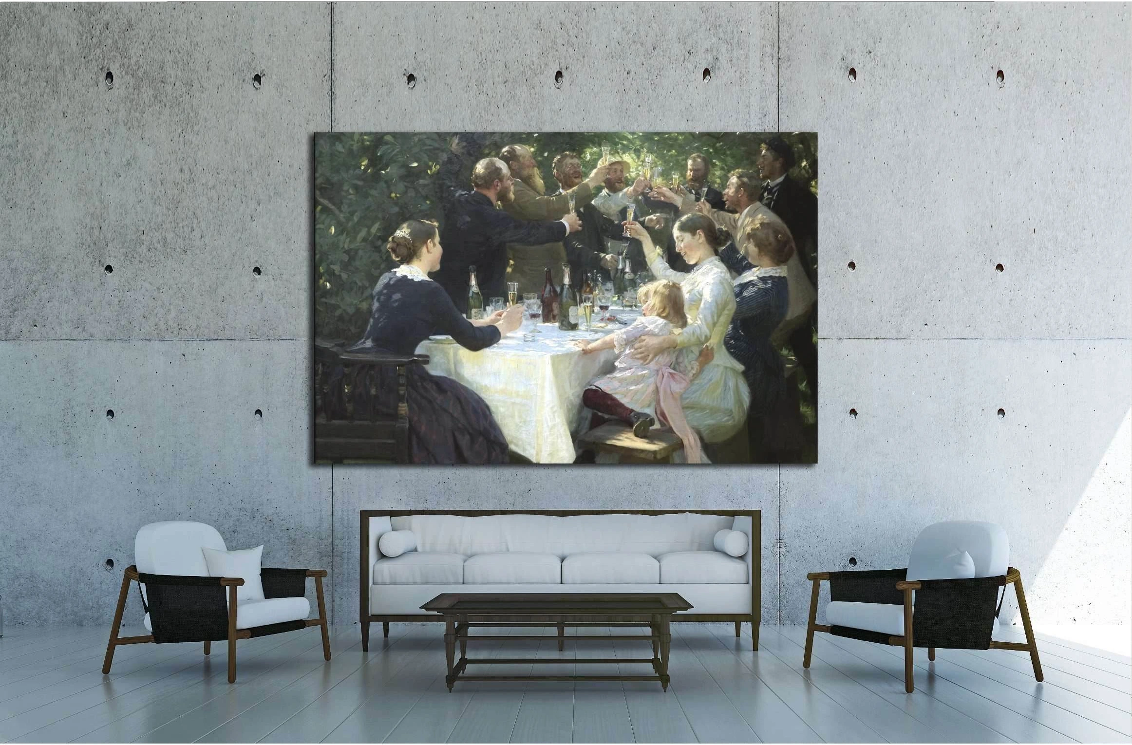 Oil painting №3486 Ready to Hang Canvas Print - Zellart Canvas Prints ALL_Products, s-3486