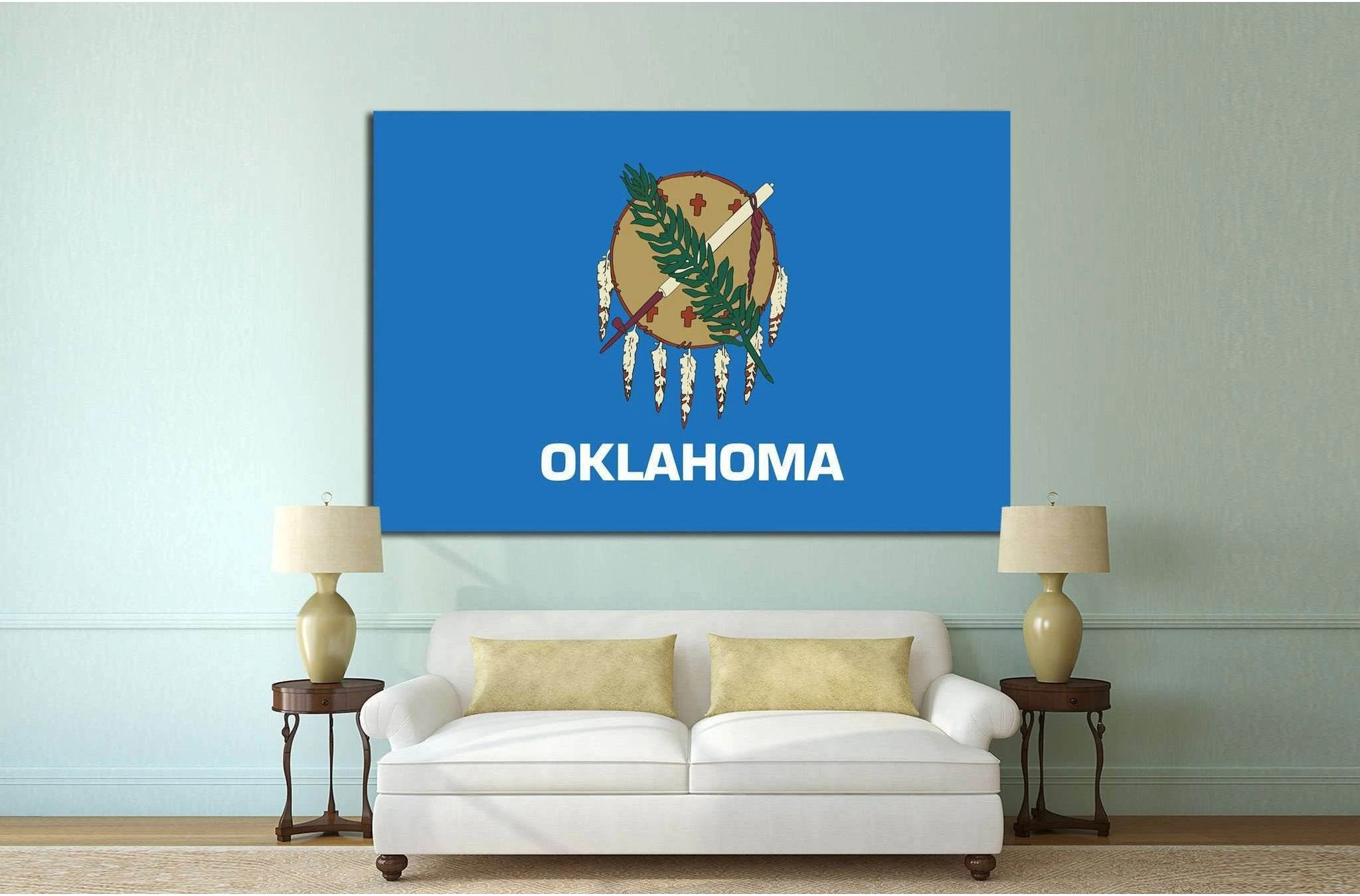 Oklahoma №656 Ready to Hang Canvas Print - Zellart Canvas Prints ALL_Products, s-656