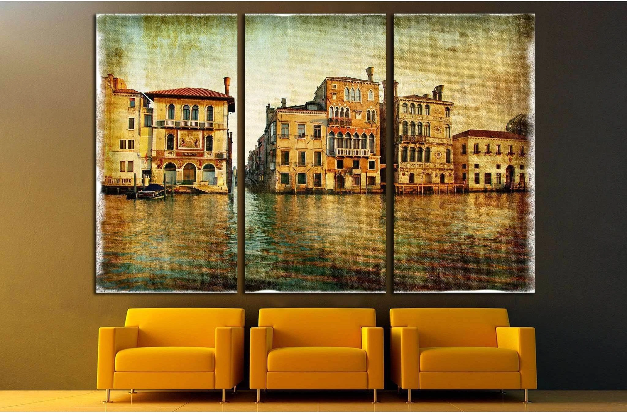 old beautiful Venice №757 Ready to Hang Canvas Print - Zellart Canvas Prints ALL_Products, s-757