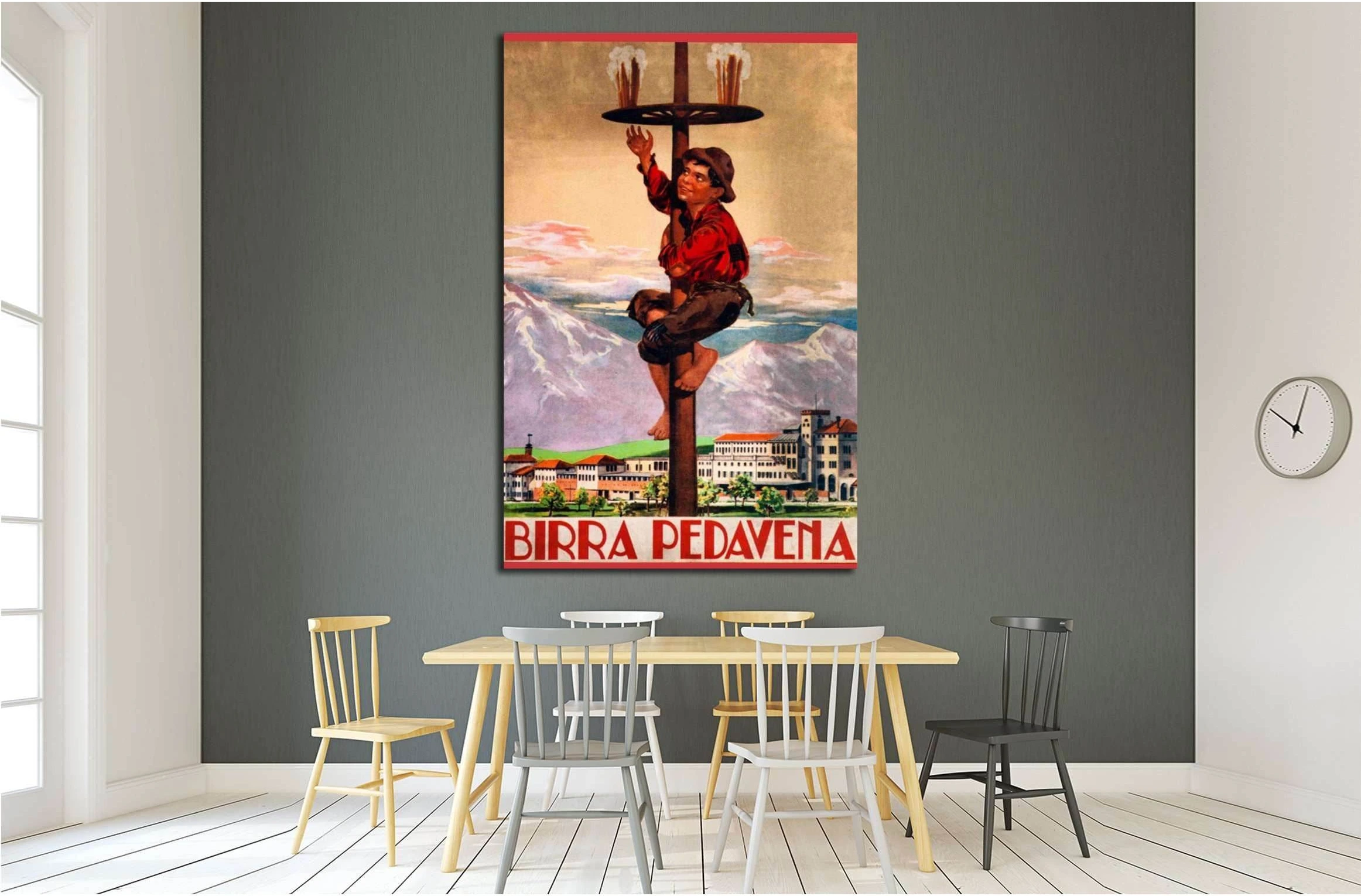 old beer retro №3471 Ready to Hang Canvas Print - Zellart Canvas Prints ALL_Products, Beer, s-3471