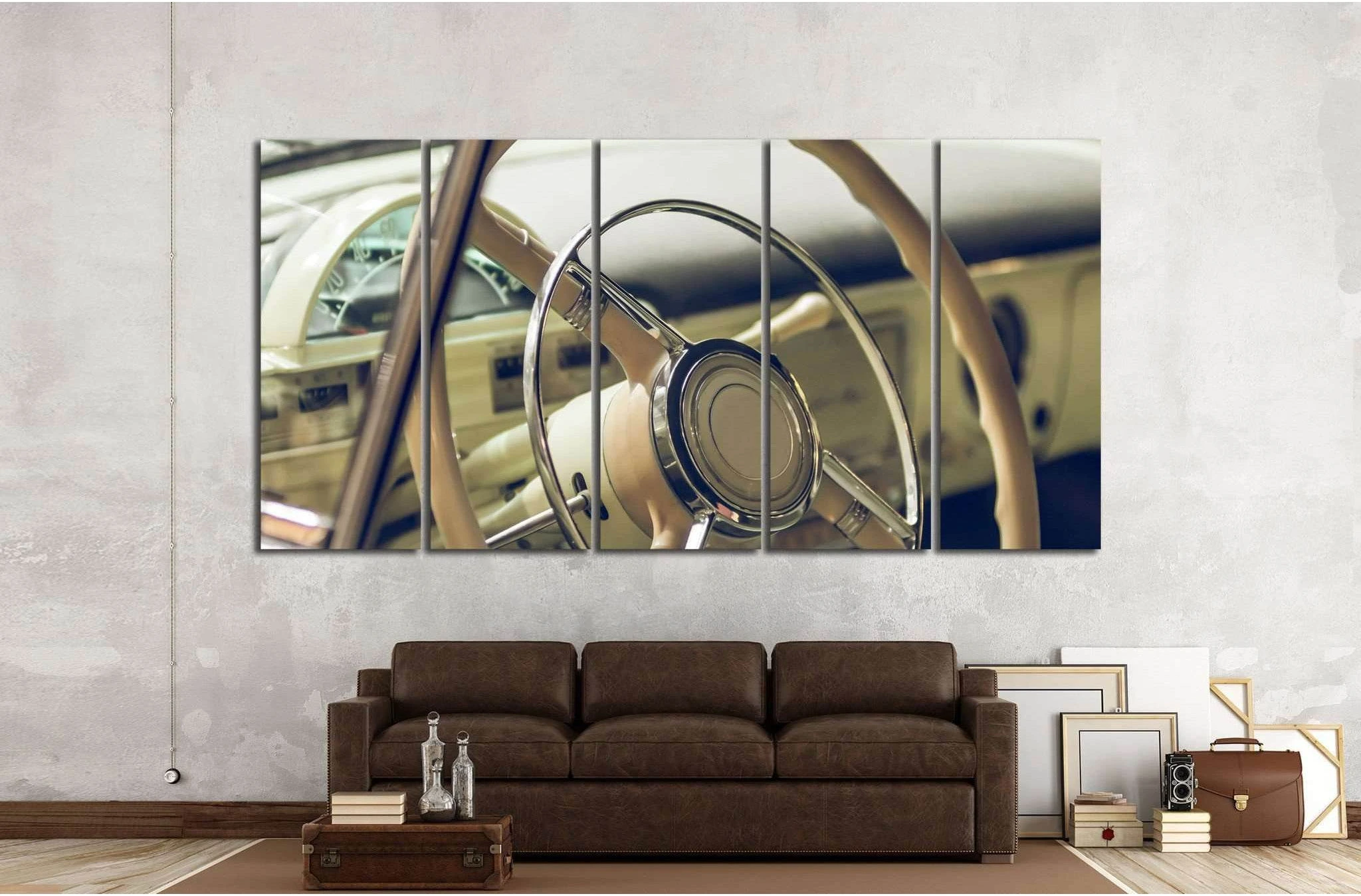 old car №1415 Ready to Hang Canvas Print - Zellart Canvas Prints ALL_Products, s-1415
