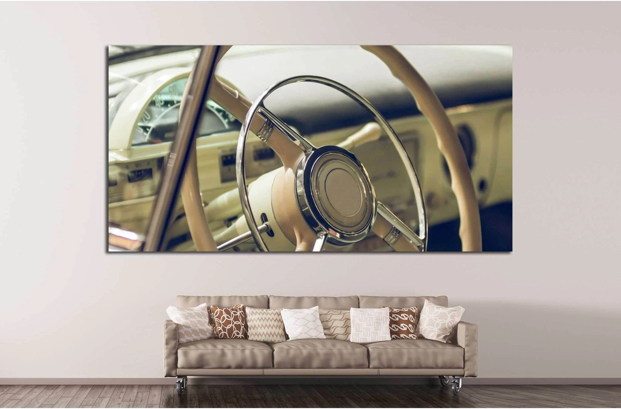 old car №1415 Ready to Hang Canvas Print - Zellart Canvas Prints ALL_Products, s-1415