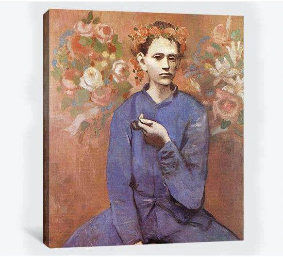 Pablo Picasso, Boy with a pipe - Canvas print - Zellart Canvas Prints 000Negative, 6151, ALL_Products