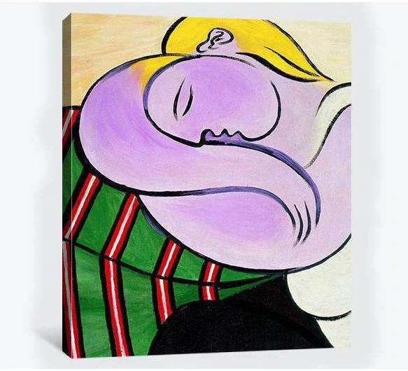 Pablo Picasso, Donna dai capelli gialli - Canvas print - Zellart Canvas Prints 000Negative, 6154, ALL_Products