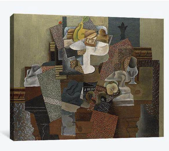 Pablo Picasso, Nature morte au compotier - Canvas print - Zellart Canvas Prints 000Negative, 6008, ALL_Products