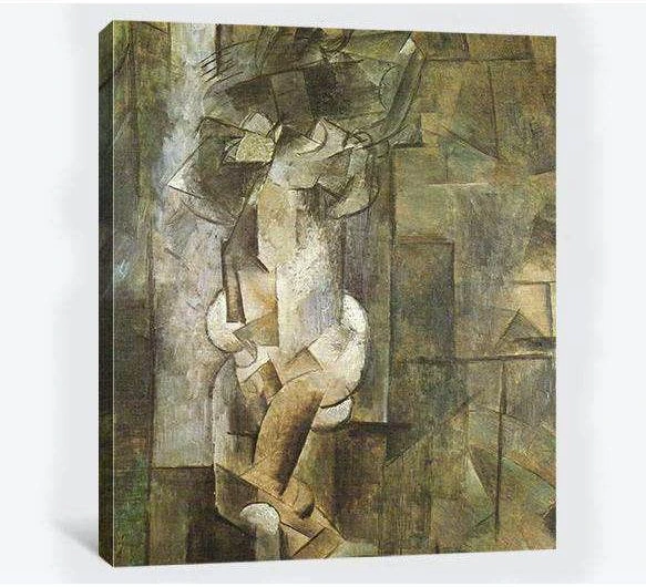 Pablo Picasso, Nude - Canvas print - Zellart Canvas Prints 000Negative, 6163, ALL_Products