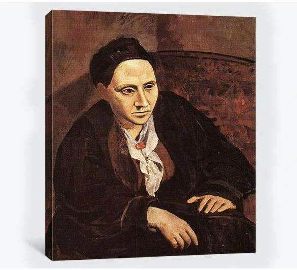 Pablo Picasso, Portrait of Gertrude Stein - Canvas print - Zellart Canvas Prints 000Negative, 6170, ALL_Products