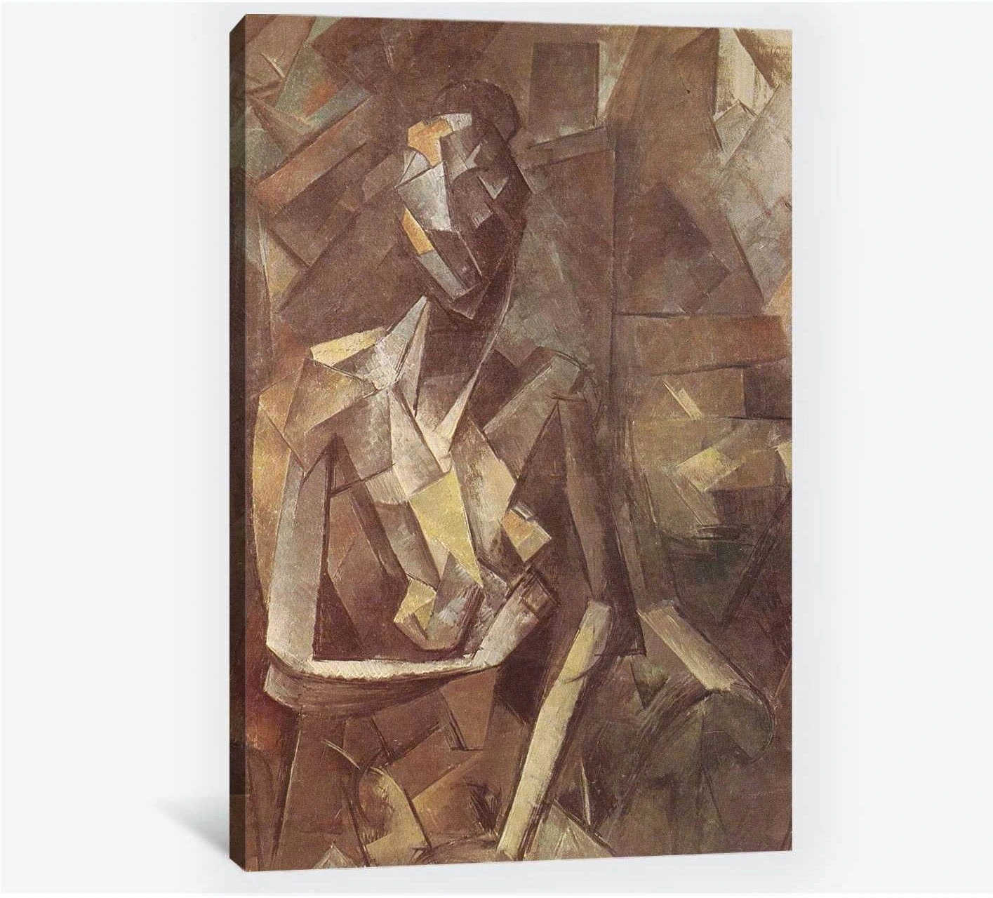 Pablo Picasso, Seated nude - Ready to Hang Canvas Print - Zellart Canvas Prints 000Negative, 6173, ALL_Products