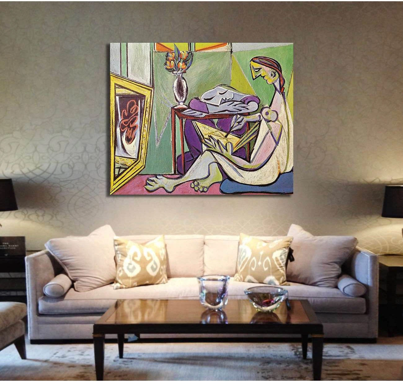 Pablo Picasso, The muse - Canvas print - Zellart Canvas Prints 000Negative, 6180, ALL_Products
