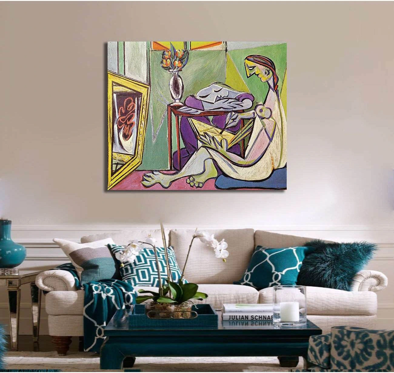 Pablo Picasso, The muse - Canvas print - Zellart Canvas Prints 000Negative, 6180, ALL_Products
