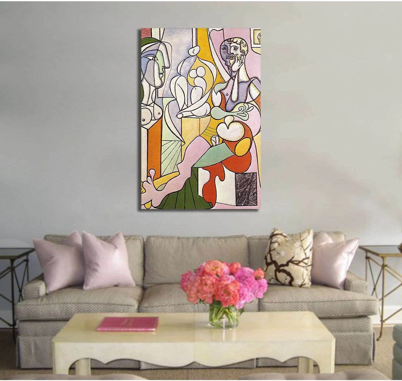 Pablo Picasso, The Sculptor - Canvas print - Zellart Canvas Prints 000Negative, 6183, ALL_Products