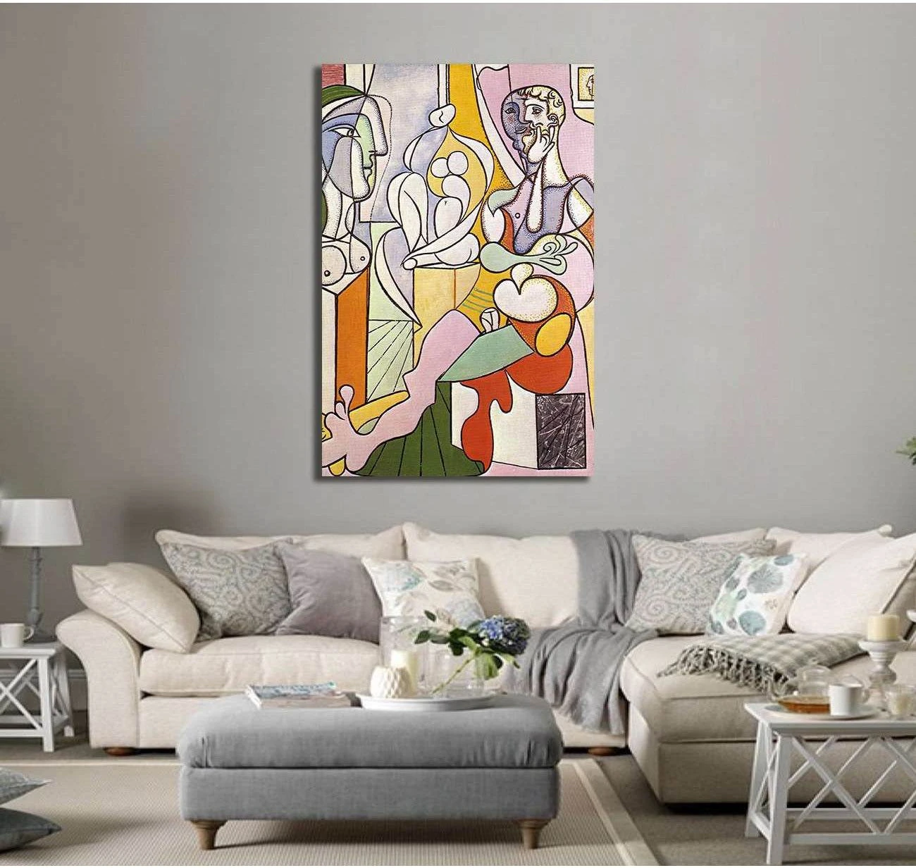 Pablo Picasso, The Sculptor - Canvas print - Zellart Canvas Prints 000Negative, 6183, ALL_Products