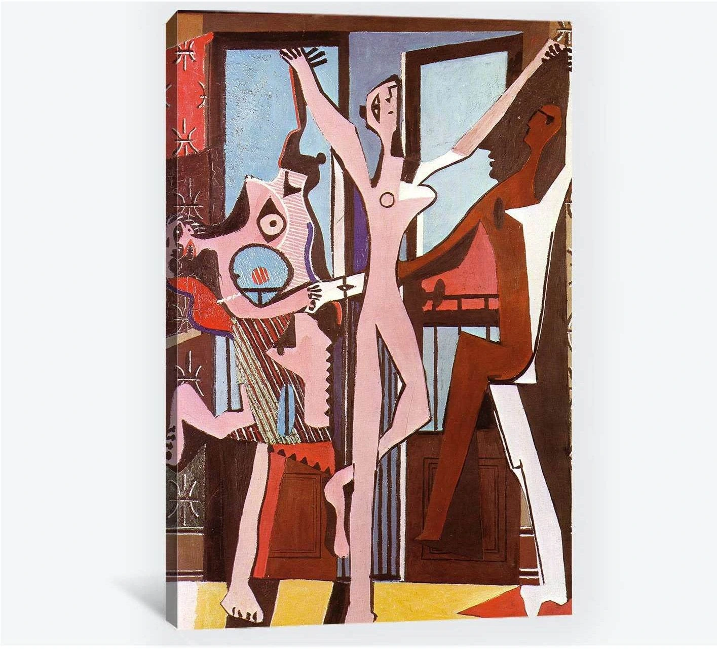 Pablo Picasso, three dancers - Canvas print - Zellart Canvas Prints 000Negative, 6185, ALL_Products