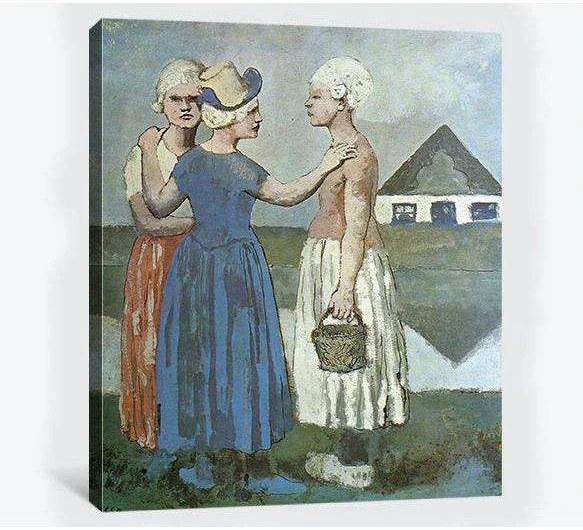 Pablo Picasso, Three dutch girls - Canvas print - Zellart Canvas Prints 000Negative, 6187, ALL_Products