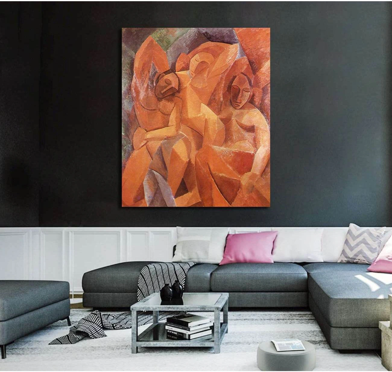 Pablo Picasso, Three Women - Canvas print - Zellart Canvas Prints 000Negative, 6189, ALL_Products