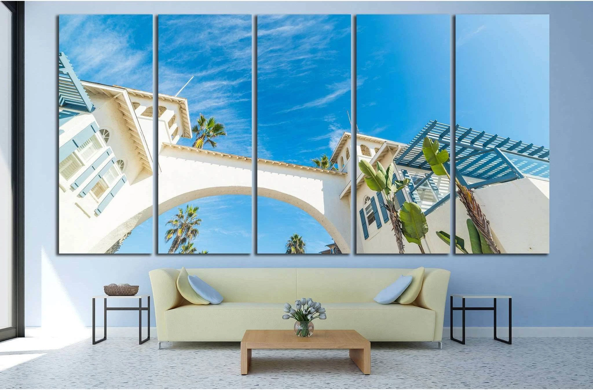 Pacific Beach, California №1033 Ready to Hang Canvas Print - Zellart Canvas Prints ALL_Products, s-1033