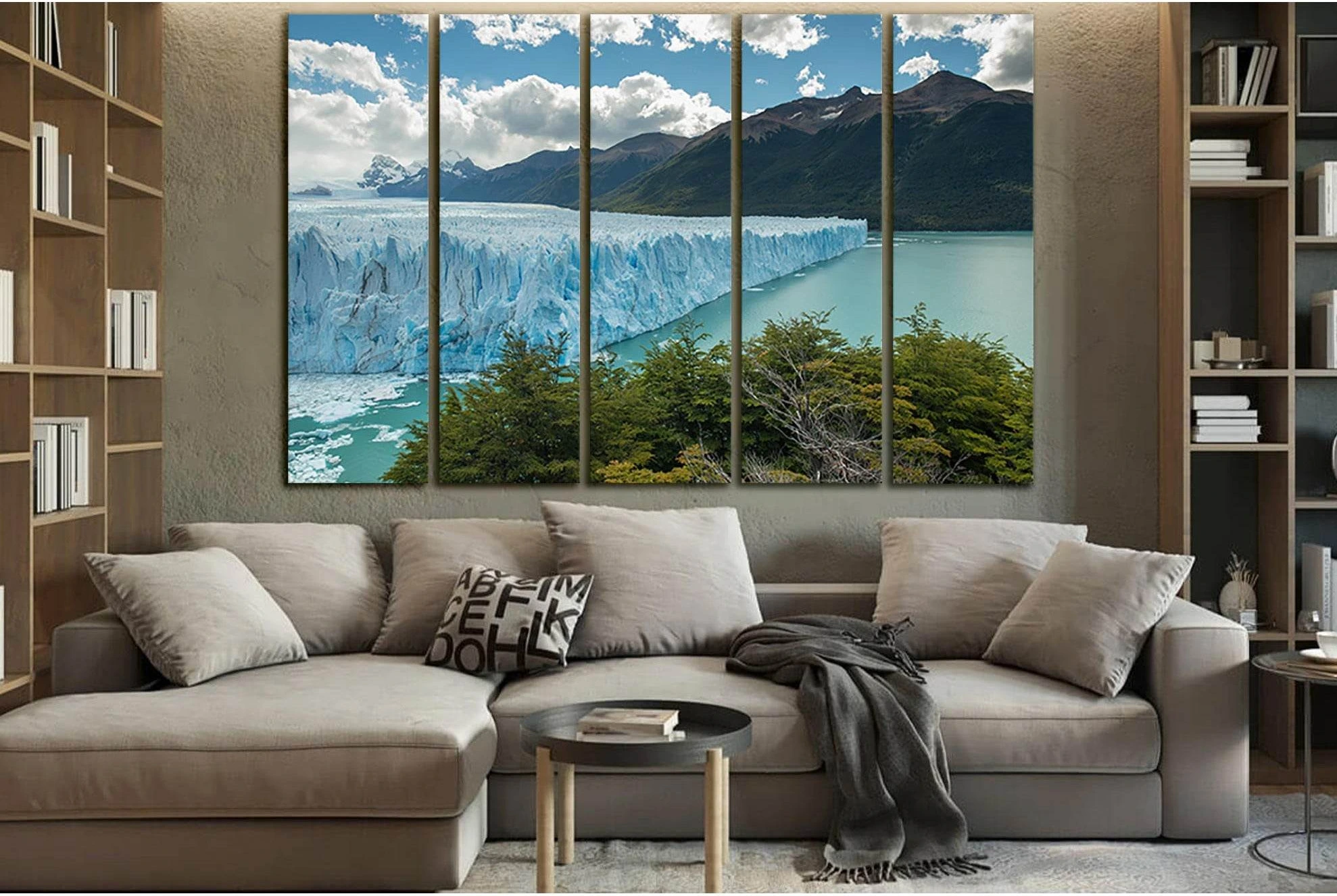 Perito Moreno Argentina №SL1311 Ready to Hang Canvas Print - Zellart Canvas Prints 0new, ALL_Products, Glacials