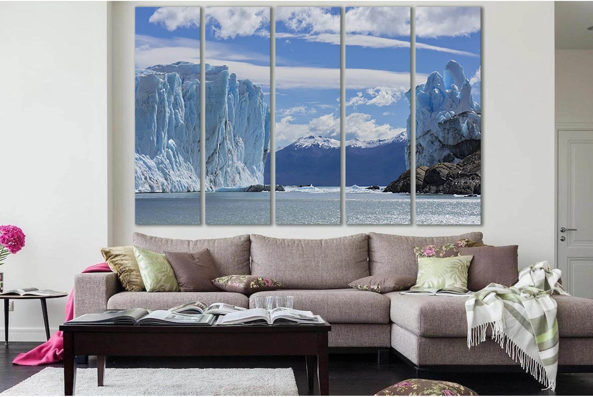 Perito Moreno Blue Glacier №SL1359 Ready to Hang Canvas Print - Zellart Canvas Prints 0new, ALL_Products, Glacials
