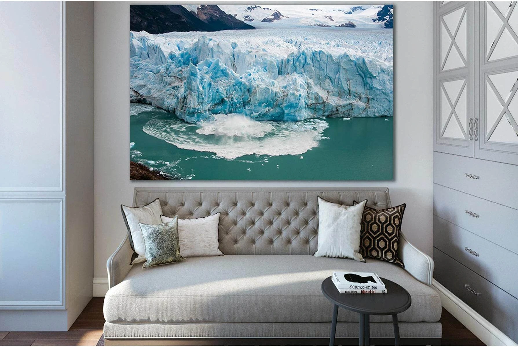 Perito Moreno Glacier El Calafate №SL1344 Ready to Hang Canvas Print - Zellart Canvas Prints 0new, ALL_Products, Glacials