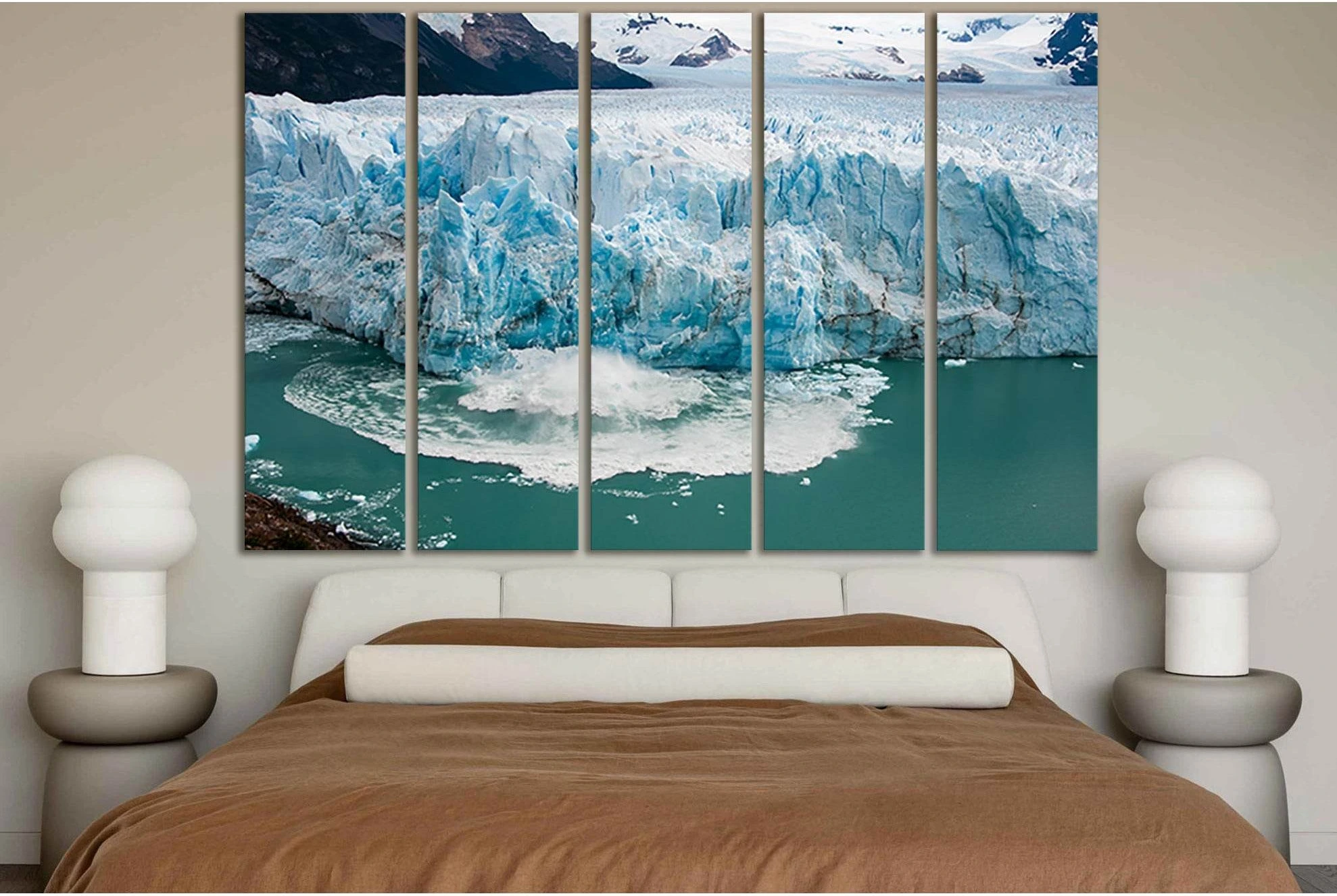 Perito Moreno Glacier El Calafate №SL1344 Ready to Hang Canvas Print - Zellart Canvas Prints 0new, ALL_Products, Glacials