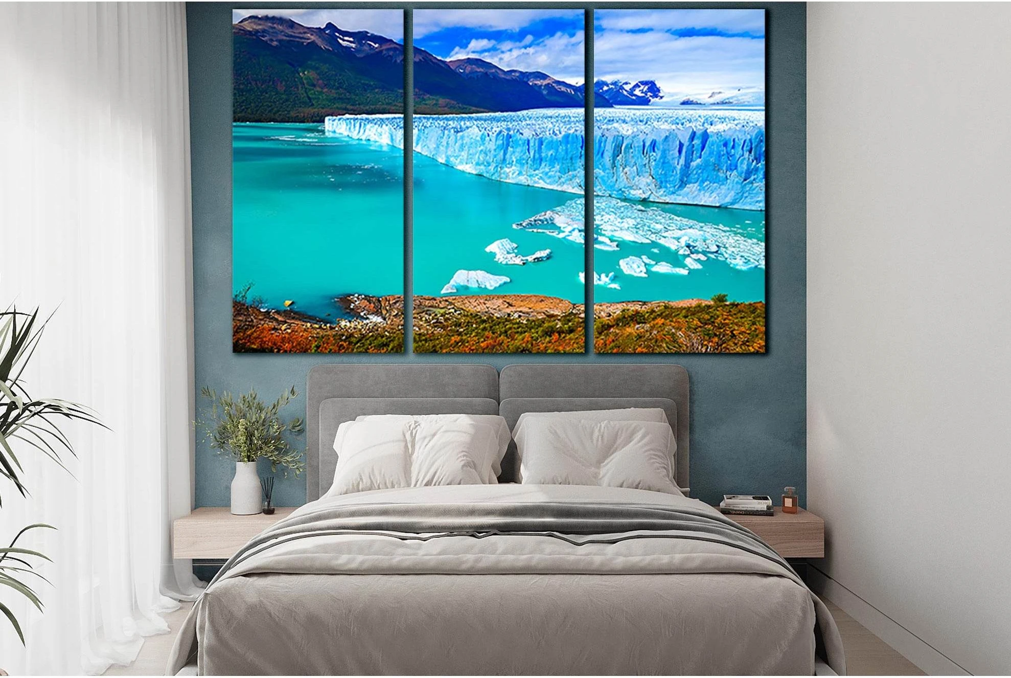 Perito Moreno Glacier №SL1301 Ready to Hang Canvas Print - Zellart Canvas Prints 0new, ALL_Products, Glacials