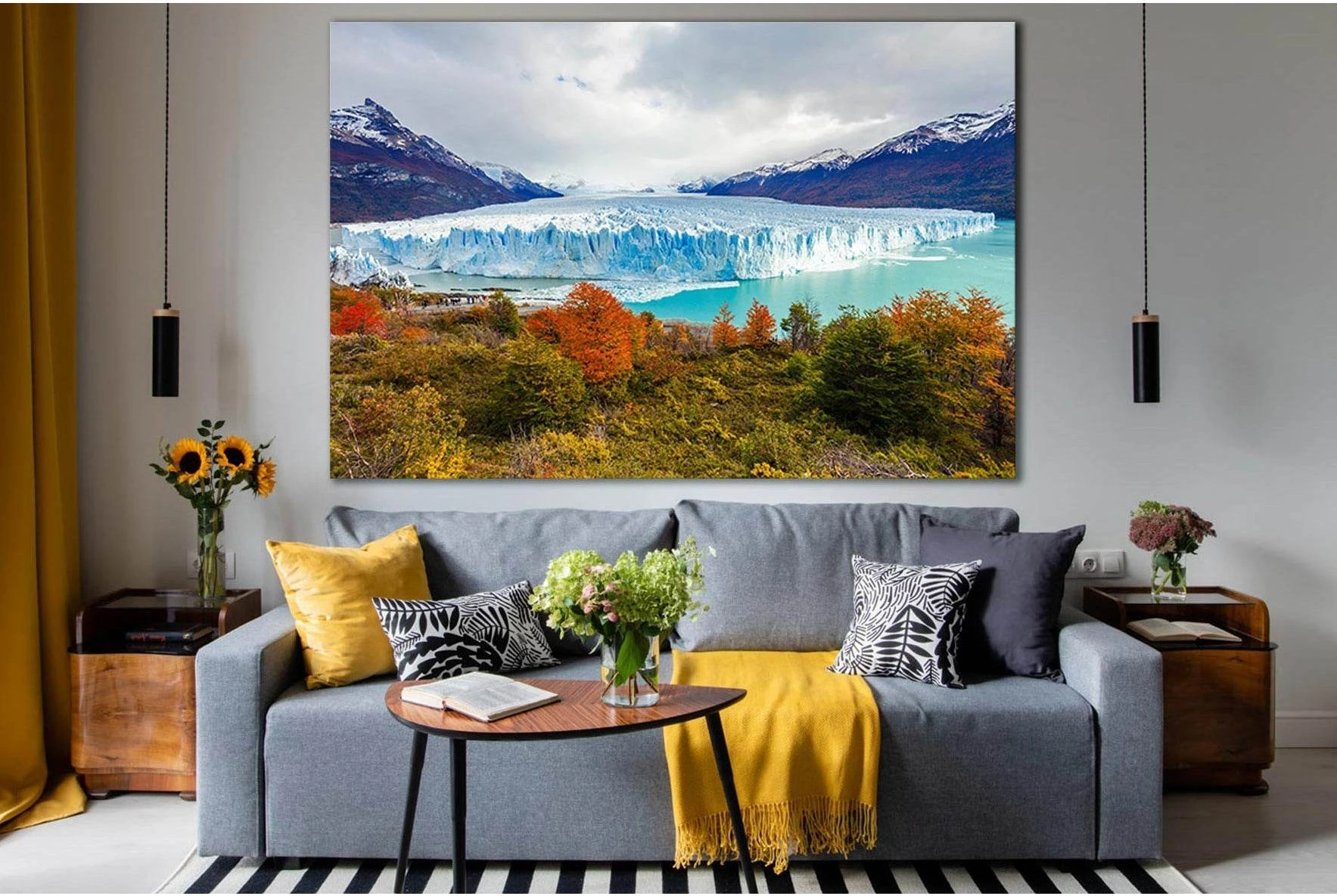 Perito Moreno Glacier №SL1308 Ready to Hang Canvas Print - Zellart Canvas Prints 0new, ALL_Products, Glacials