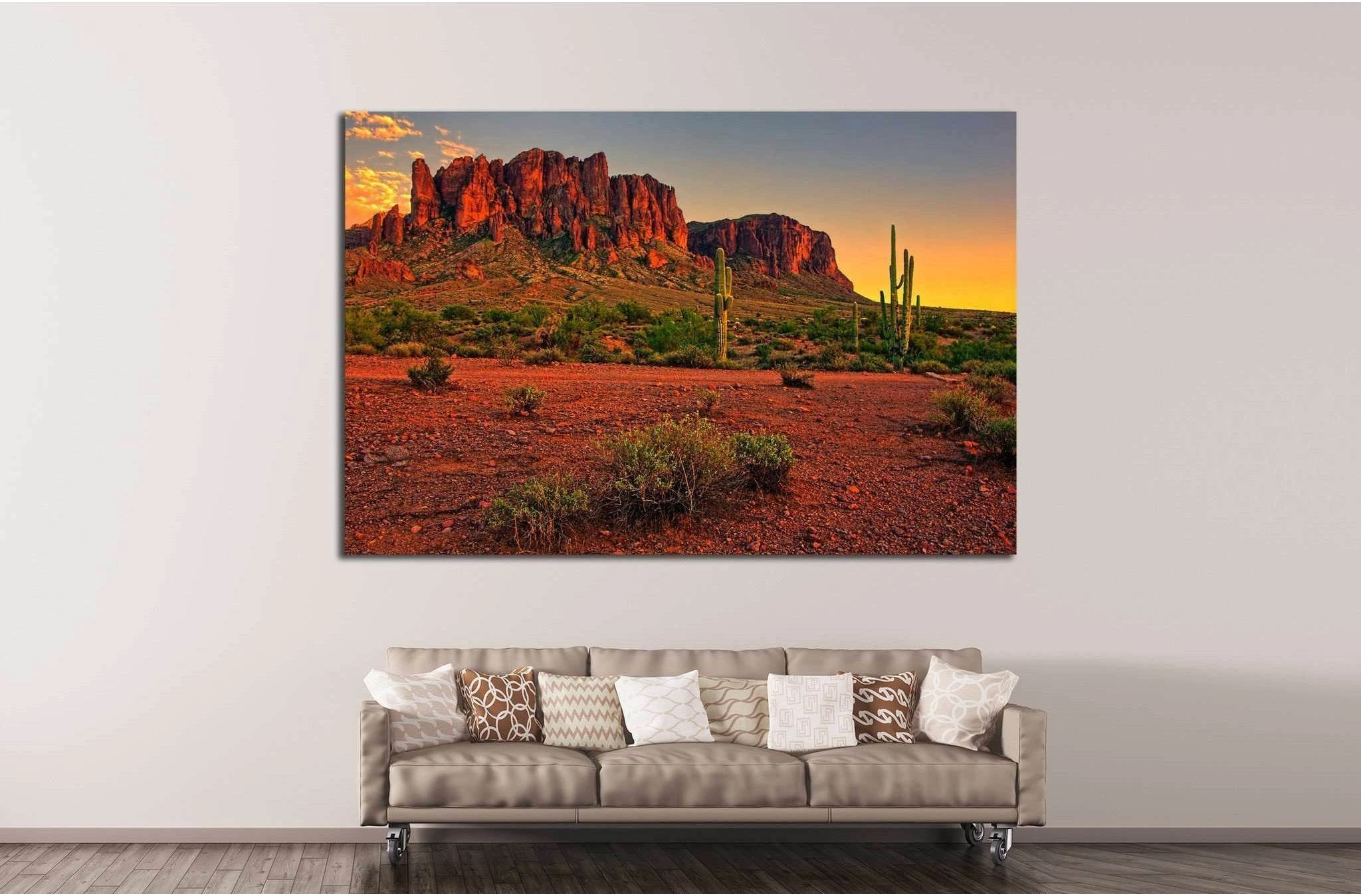 Phoenix, Arizona, USA №890 Ready to Hang Canvas Print - Zellart Canvas Prints ALL_Products, s-890