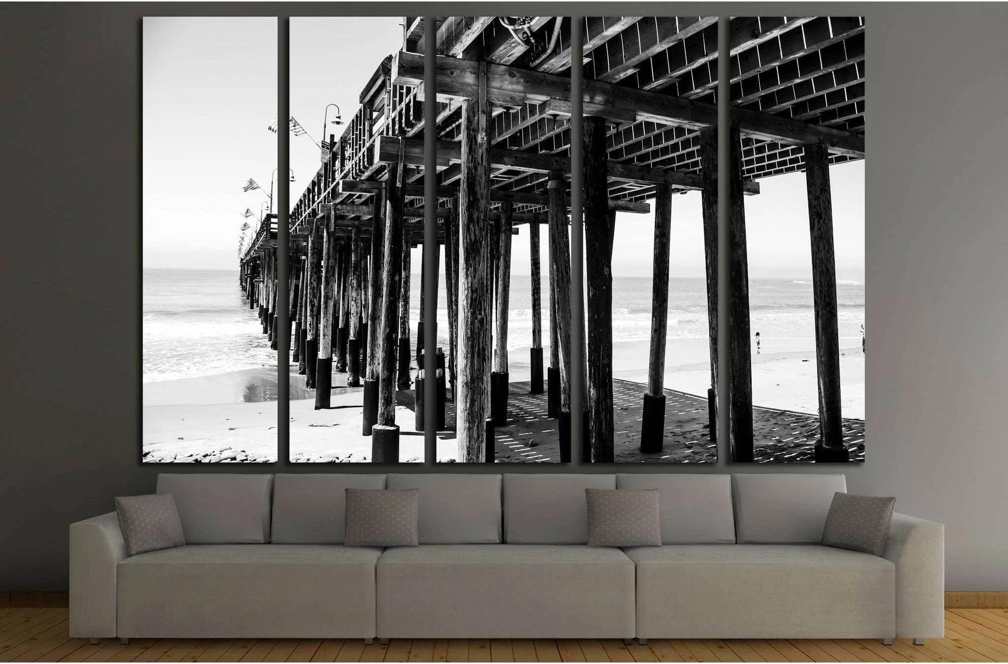Pier №2104 Ready to Hang Canvas Print - Zellart Canvas Prints ALL_Products, s-2104